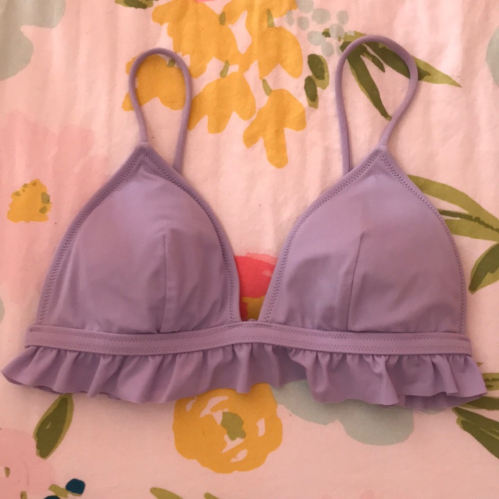 Victoria’s Secret Lilac Ruffle Swim Top